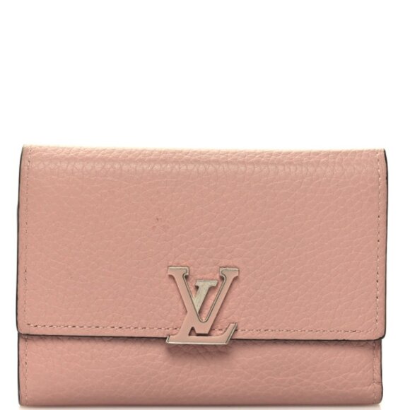 LOUIS VUITTON Portefeuille Capucines Leather Wallet 350-071025 - Picture 1 of 10